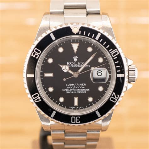 rolex submariner usato no data|1995 rolex submariner for sale.